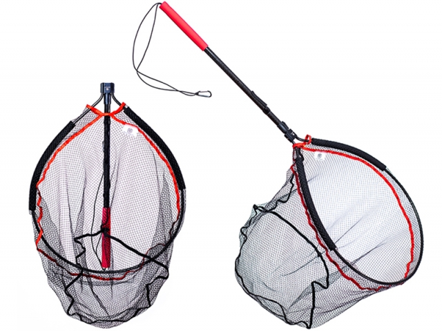 RTB Full Carbon Landing Net Black and Red 120cm