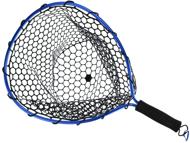 RTB Rubber Landing Net Black and Blue